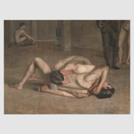 Wrestler (von Thomas Eakins) Seidenpapier