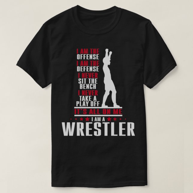 Wrestler Wrestling Niedliches Geschenk für Wrestle T-Shirt (Design vorne)