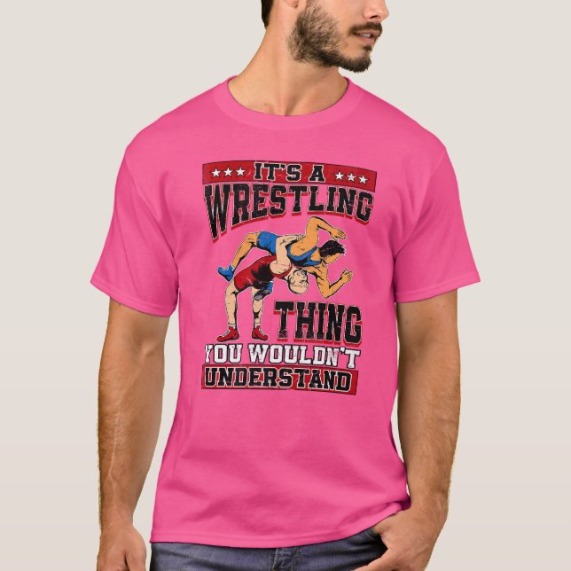 Wrestler Wrestling Pro Wrestler Idee Männer Männer T-Shirt (Vorderseite)