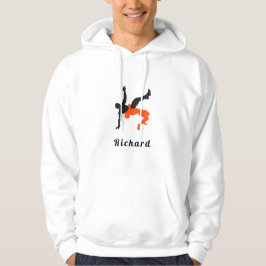 Wrestler Wrestling Silhouetten Sport Individuelle  Hoodie