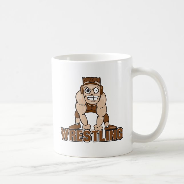 Wrestler-Wrestling Tasse (Rechts)