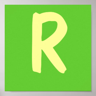 Wrestlernamensschrift Poster