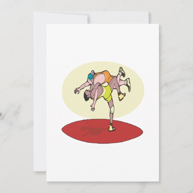 Wrestling 3 einladung (Vorderseite)