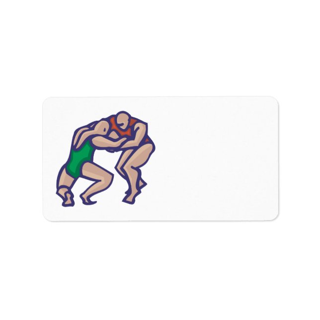 WRESTLING 5 ADRESSAUFKLEBER (Vorne)
