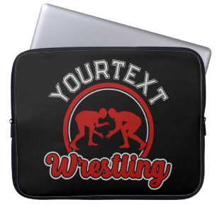 Wrestling ADD NAME Grapple Champion Team Player Laptopschutzhülle