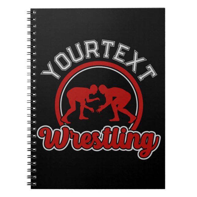 Wrestling ADD NAME Grapple Champion Team Player Notizblock (Vorderseite)