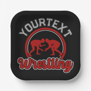Wrestling ADD NAME Grapple Champion Team Player Pappteller
