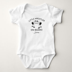 Wrestling-Baby-Party - Kleiner Wrestler an Bord Baby Strampler