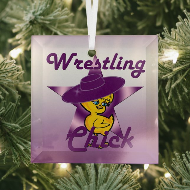 Wrestling Chick #9 Ornament Aus Glas (Insitu)