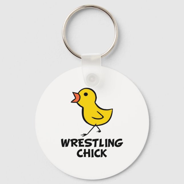 Wrestling Chick Schlüsselanhänger (Vorderseite)