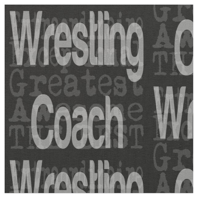 Wrestling Coach Extraordinator Stoff (Nahaufnahme)