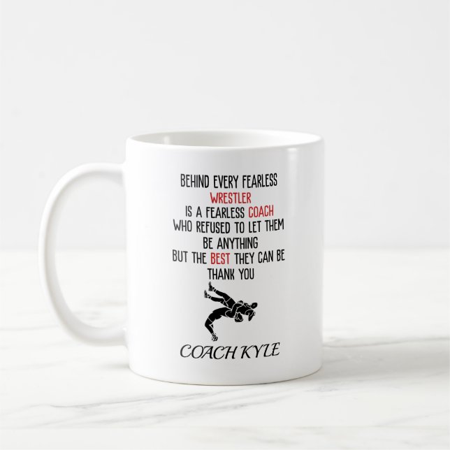 Wrestling Coach Kaffeetasse (Links)