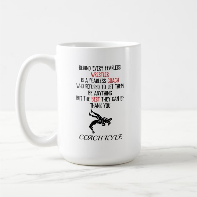 Wrestling Coach Kaffeetasse (Links)