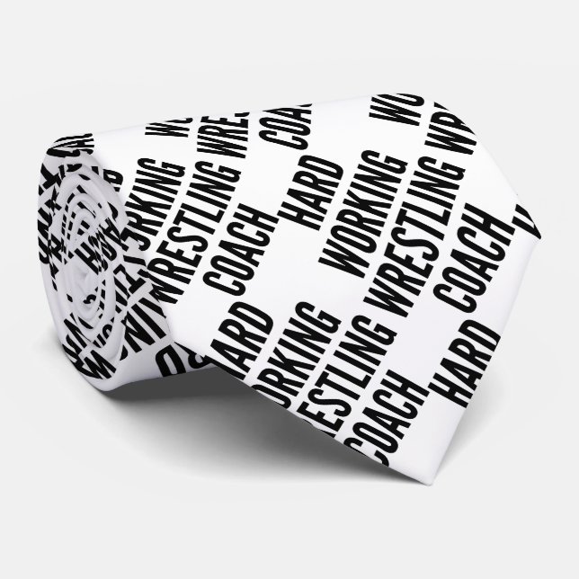 Wrestling Coach Krawatte (Gerollt)