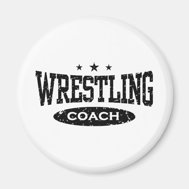Wrestling Coach Magnet (Vorne)