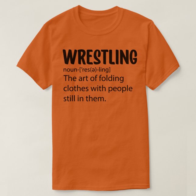 Wrestling Definition 1 T-Shirt (Design vorne)