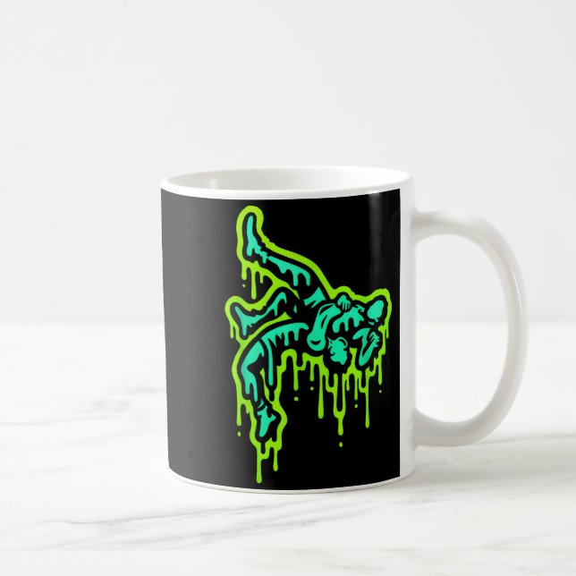 Wrestling Drip Wrestle Dripng Wrestler Men Women T Kaffeetasse (Rechts)