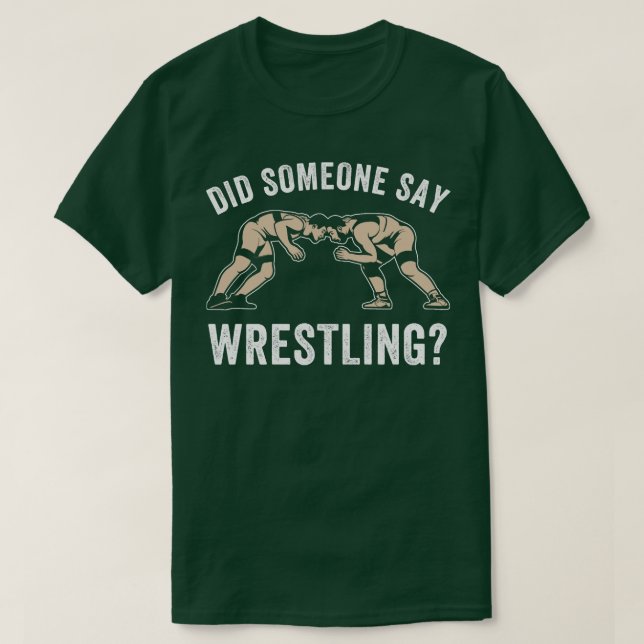 Wrestling Fan Amateur Wrestling Coach Funny Wrestl T-Shirt (Design vorne)