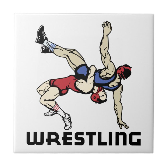 Wrestling Fliese (Vorderseite)