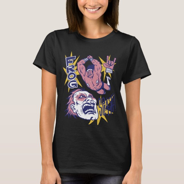 Wrestling Frog Splash Hobby T-Shirt (Vorderseite)