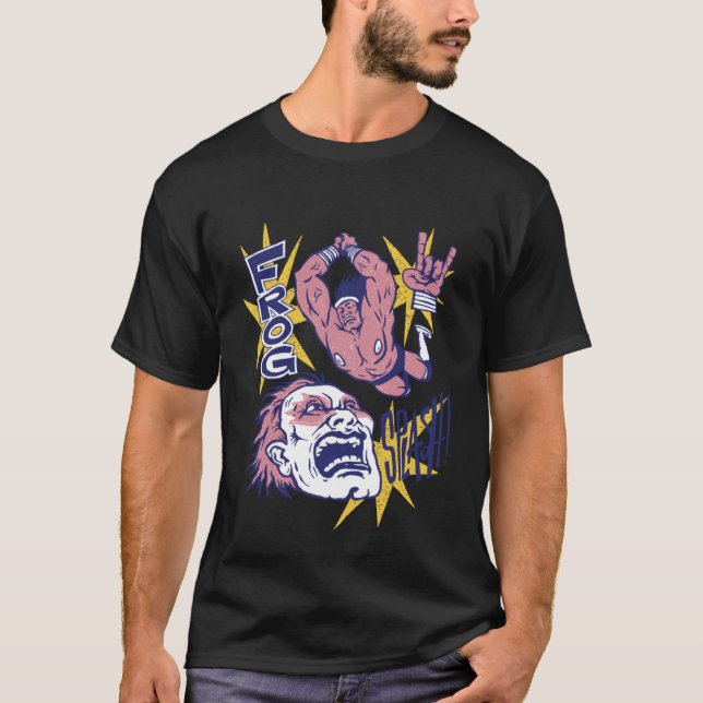 Wrestling Frog Splash Hobby T-Shirt (Vorderseite)