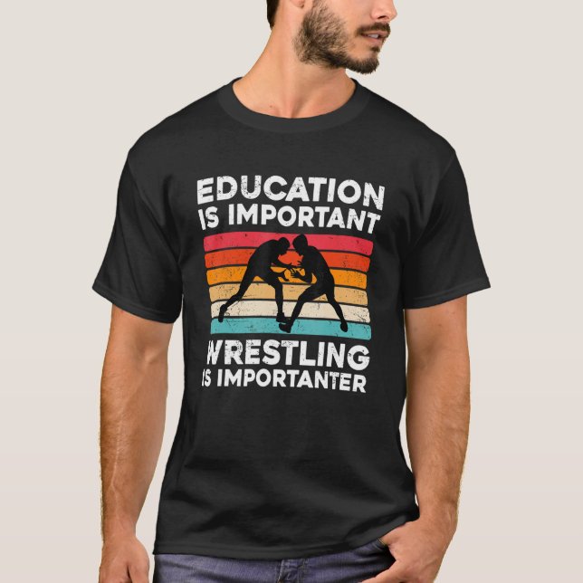 Wrestling für Wrestler Cooler Wrestling T-Shirt (Vorderseite)