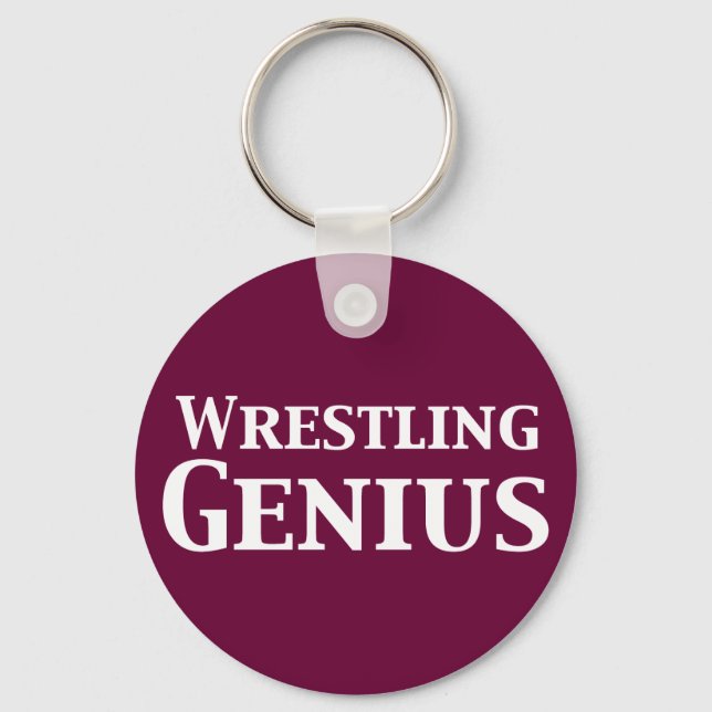 Wrestling Genius Geschenke Schlüsselanhänger (Vorderseite)