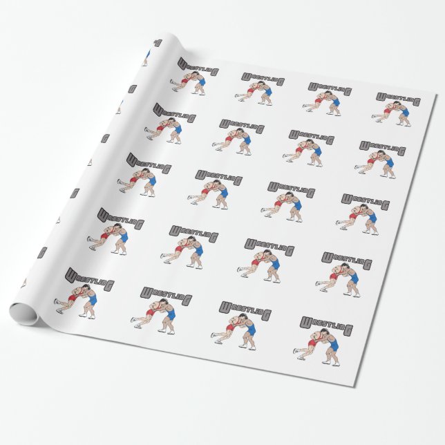 WRESTLING GESCHENKPAPIER (Ungerollt)