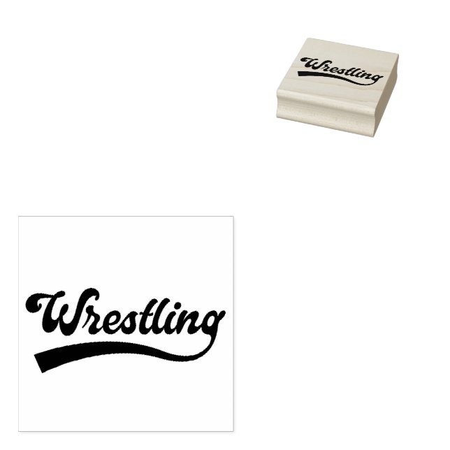 Wrestling Gummistempel (Stempel)
