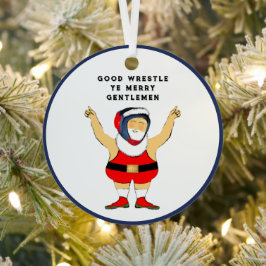 Wrestling Holiday-Geschenk Ornament Aus Metall