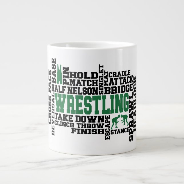 Wrestling - Jumbo-Tasse (Vorderseite)