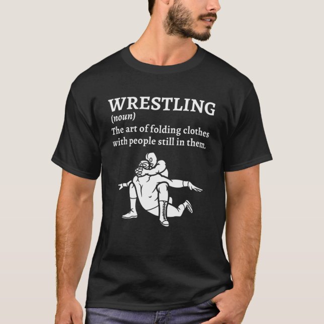 Wrestling Lucha Libre Dictionary Style T-Shirt (Vorderseite)