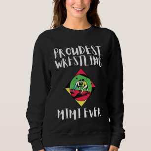 Wrestling Lucha Libre Pro Wrestler Wrestling Mama Sweatshirt