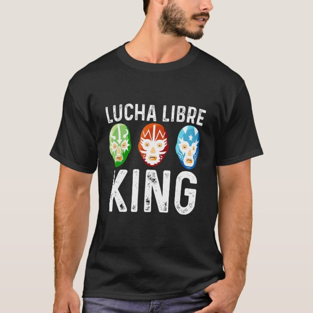 Wrestling Luchador Lucha Lib T-Shirt (Vorderseite)