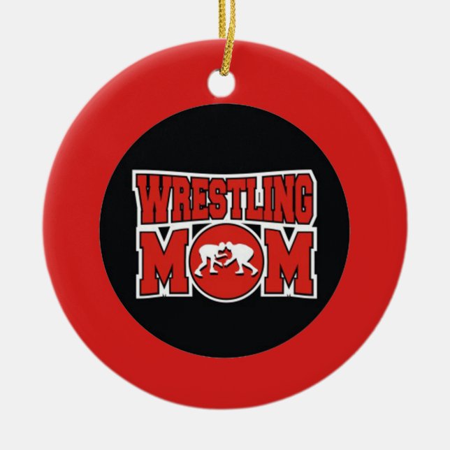 Wrestling Mama Weihnachtsschmuck (Vorne)