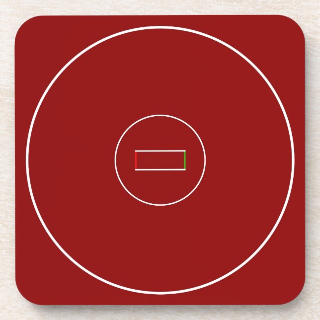 Wrestling-Matte Getränkeuntersetzer (Vorderseite)