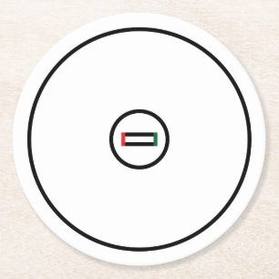 Wrestling-Matte Runder Pappuntersetzer