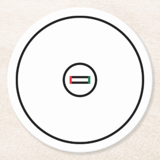 Wrestling-Matte Runder Pappuntersetzer