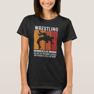 Wrestling Noun Wrestler Definition Klappkleidung T-Shirt