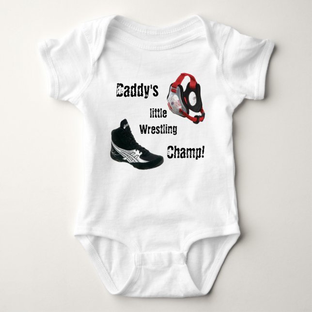 Wrestling Onesy Baby Strampler (Vorderseite)