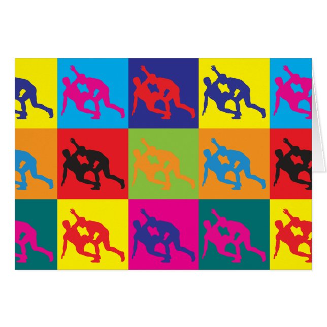 Wrestling-Pop-Kunst (Vorderseite (Horizontal))