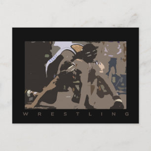 Wrestling POSTCARD Postkarte