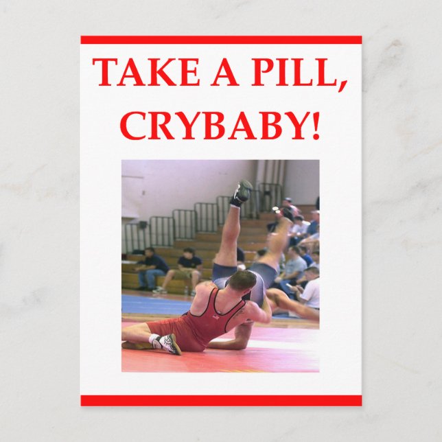 Wrestling Postkarte (Vorderseite)