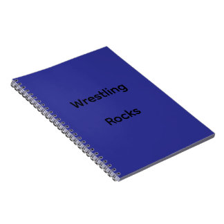 Wrestling Rocks Notebook Notizblock