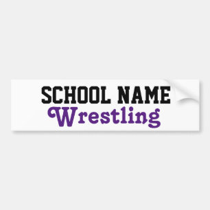 Wrestling - Schaffen Sie Ihren Schulgeist Autoaufkleber