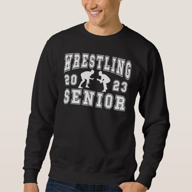 Wrestling Senior Night Wrestling Senior 2023 Gradu Sweatshirt (Vorderseite)