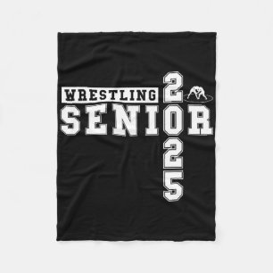 Wrestling Senior Night Wrestling Senior 2025 Gradu Fleecedecke