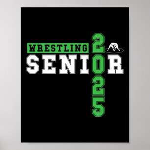Wrestling Senior Night Wrestling Senior 2025 Gradu Poster