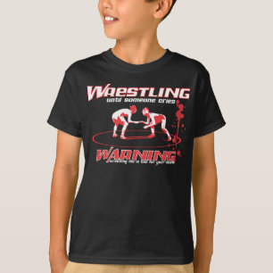 Wrestling-Shirt mit Blut-Spritzer für T-Shirt
