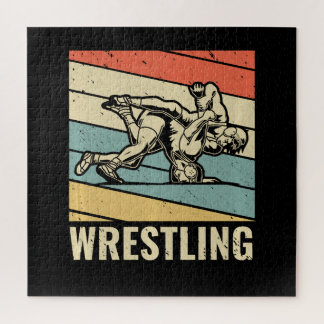 Wrestling Sport Wrestler Lover Funny Gift Puzzle